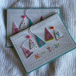 Meri meri hand crafted happy new year cards